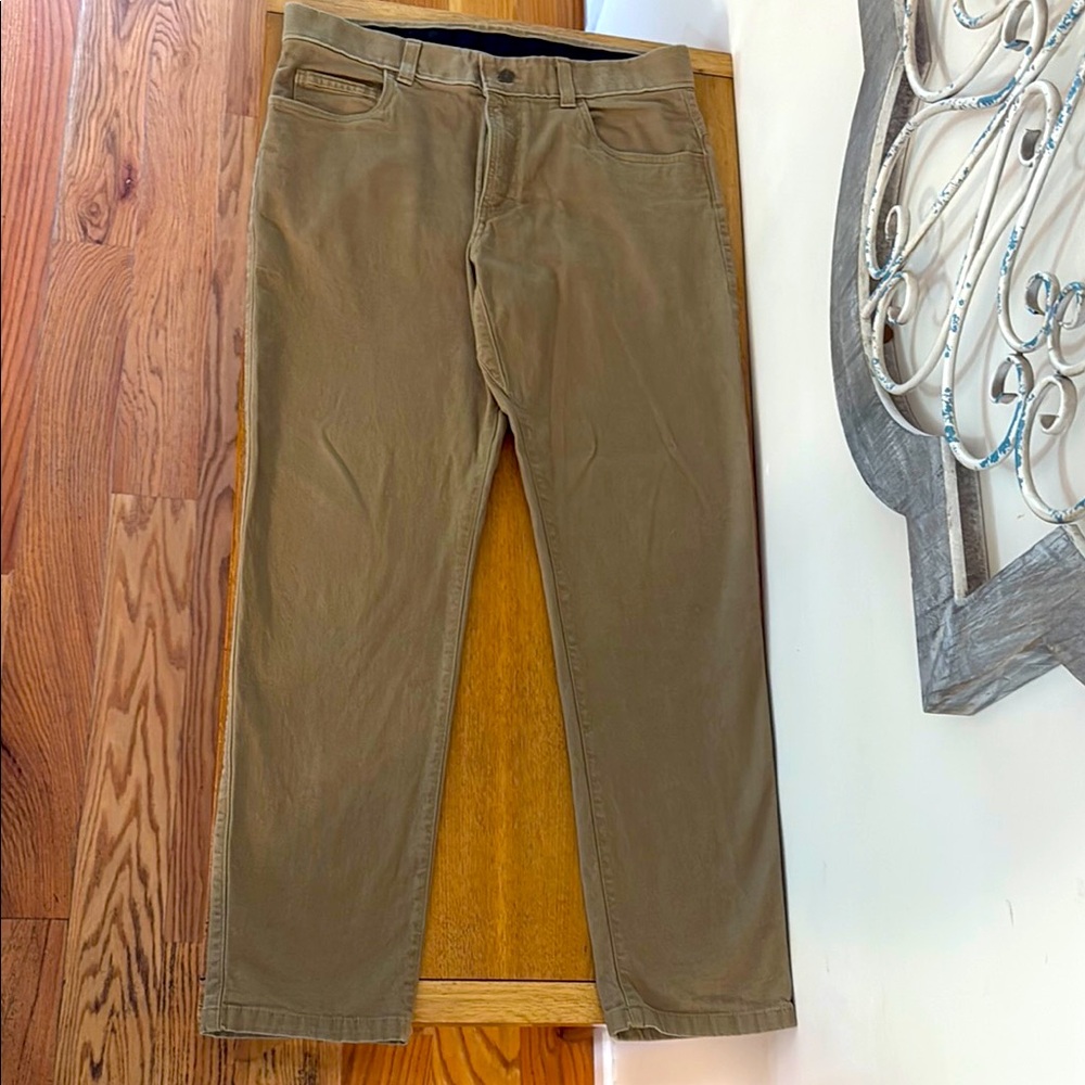 Men's Tan Origin canvas Straight pants
